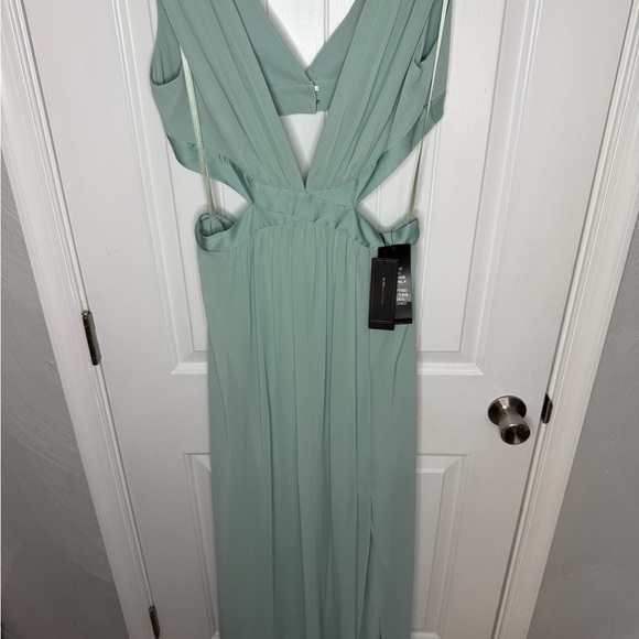 BCBGMaxAzria Julianne Dress, light blue, size 12 - Picture 3 of 14